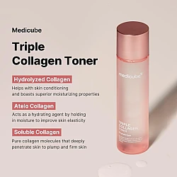 Triple Collagen Toner 4.0 140ml - Medicube - glowfit.gr