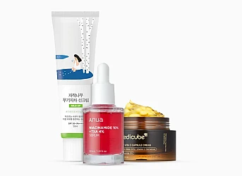 No3 – Πανάδες & Λάμψη | Glow & Brightening Set με Niacinamide, Vitamin C & SPF
