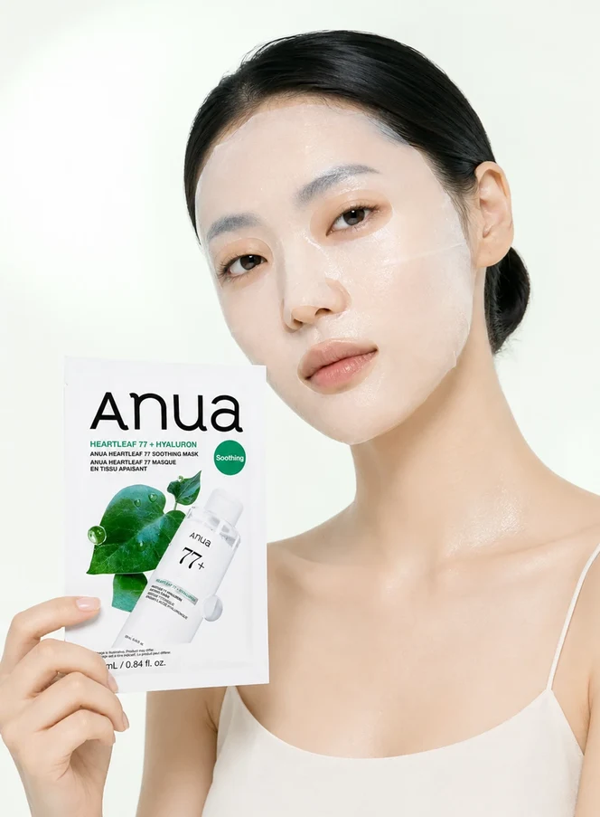 Anua Heartleaf 77 Soothing Mask 25ml - Καταπραϋντική μάσκα προσώπου - glowfit.gr