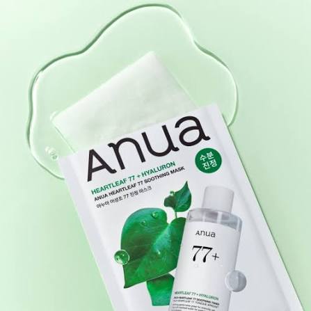 Anua Heartleaf 77 Soothing Mask 25ml - Καταπραϋντική μάσκα προσώπου - glowfit.gr