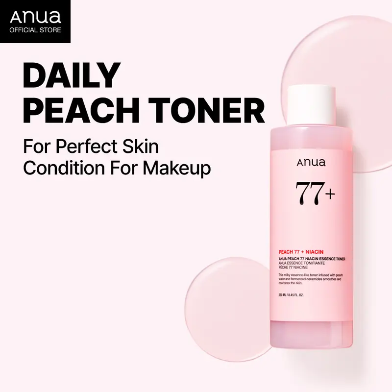 Peach 77 Niacin Essence Toner 250ml - Anua - glowfit.gr