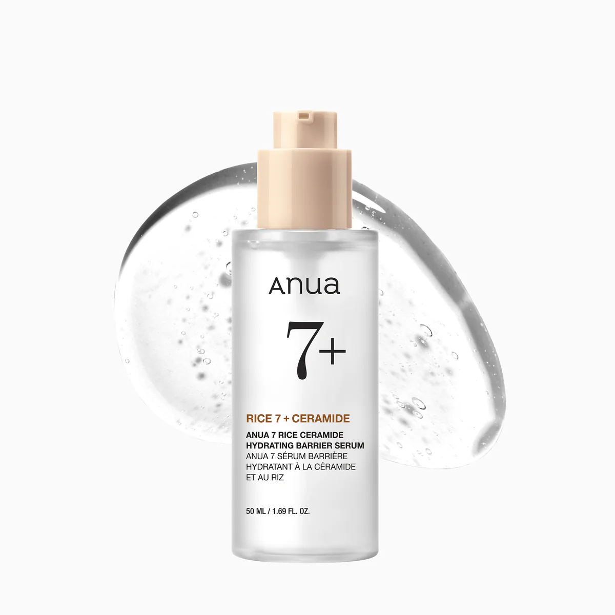 ANUA 7 Rice Ceramide Hydrating Barrier Serum 50ml - serum για ενυδάτωση και skin barrier - glowfit.gr