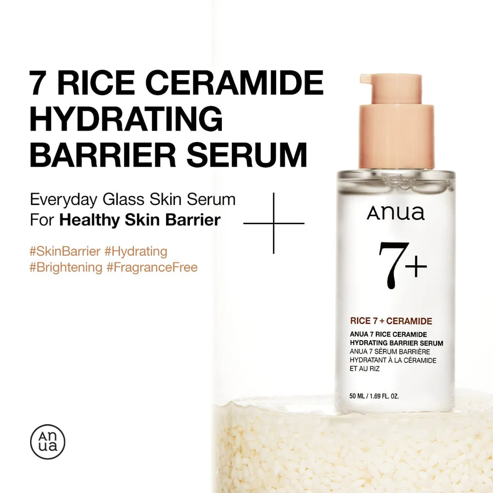 Anua 7 Rice Ceramide Hydrating Barrier Serum 50ml - Anua - glowfit.gr