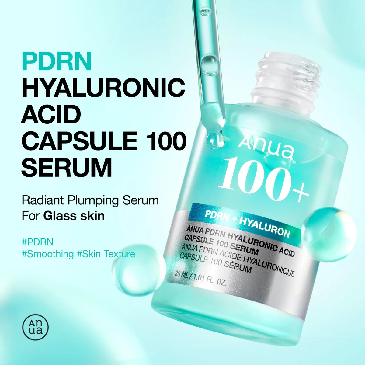 PDRN Hyaluronic Capsule 100 Serum 30ml - Anua - glowfit.gr