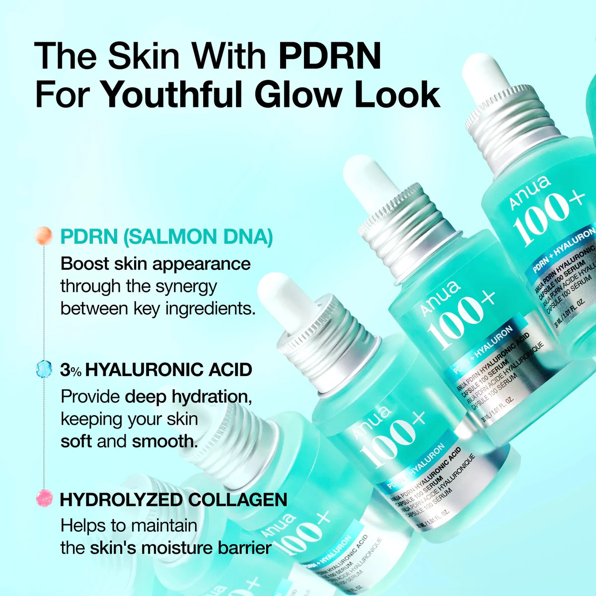 PDRN Hyaluronic Capsule 100 Serum 30ml - Anua - glowfit.gr