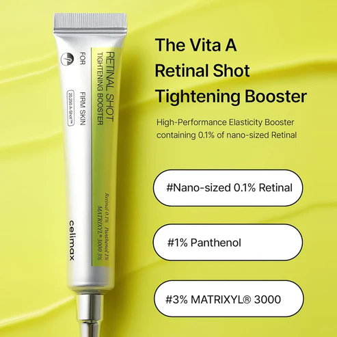 CELIMAX Vita-A Retinal Shot Tightening Booster 15ml - retinal αντιγήρανσης - glowfit.gr