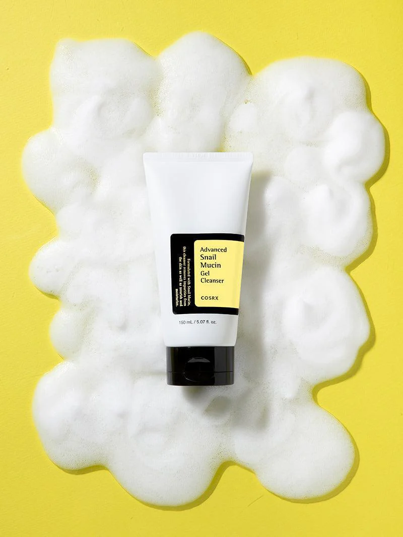 COSRX Advanced Snail Mucin Gel Cleanser 150ml - gel καθαρισμού με Snail Mucin - glowfit.gr