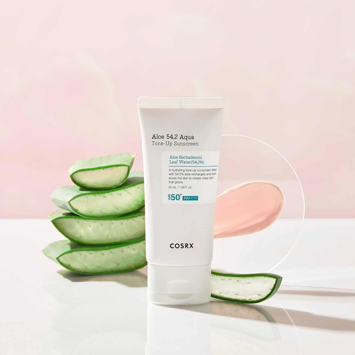 COSRX Aloe 54.2 Aqua Tone-Up Sunscreen SPF50 – Αντηλιακό με Aloe -  - glowfit.gr