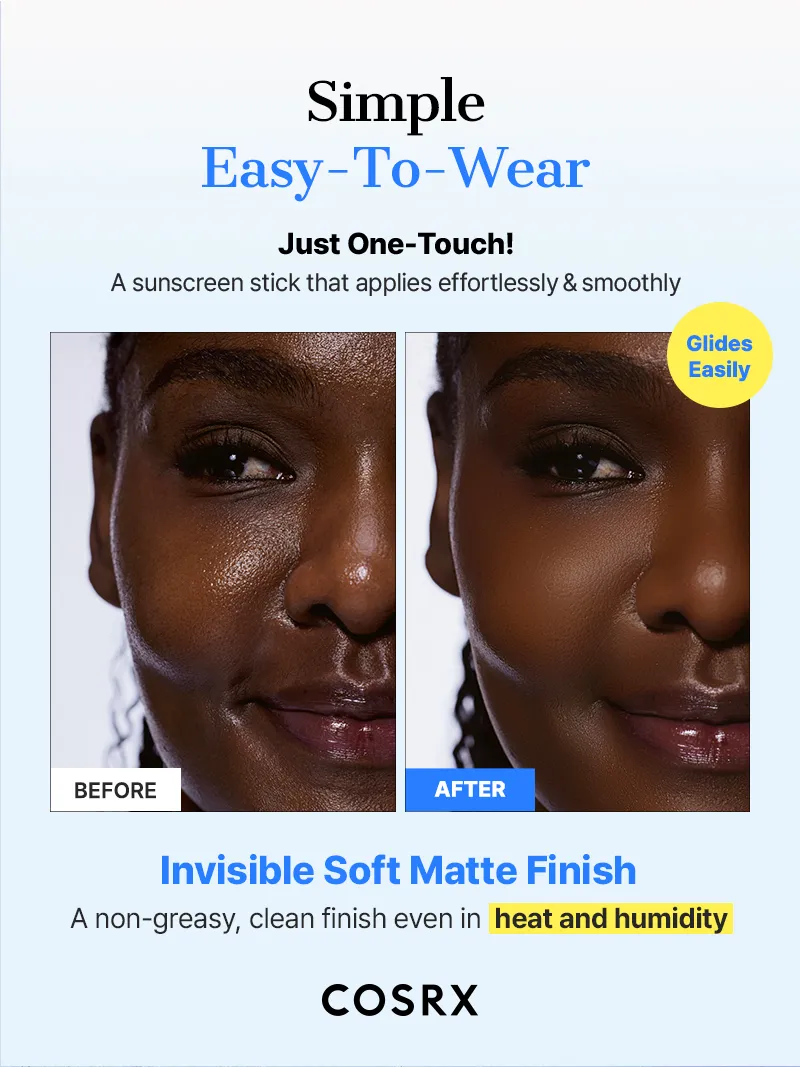 COSRX Airy-Light Invisible SunStick 19g - κορεάτικο αντηλιακό stick SPF50 - glowfit.gr
