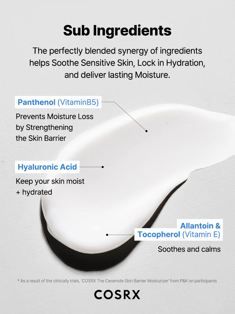 COSRX The Ceramide Skin Barrier Moisturizer – Κρέμα Ενίσχυσης Δερματικού Φραγμού με Ceramides 80ml - CosrX - glowfit.gr