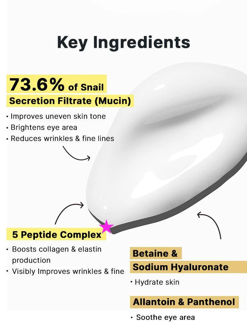 Advanced Snail Peptide Eye Cream 25ml - CosrX - glowfit.gr