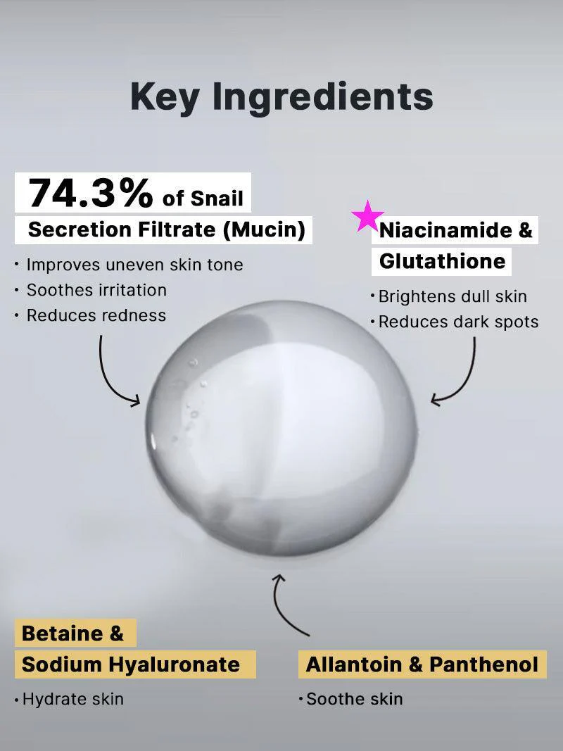 Cosrx Advanced Snail Radiance Dual Essence – Essence με Snail Mucin & Νιασιναμίδη 80ml - CosrX - glowfit.gr