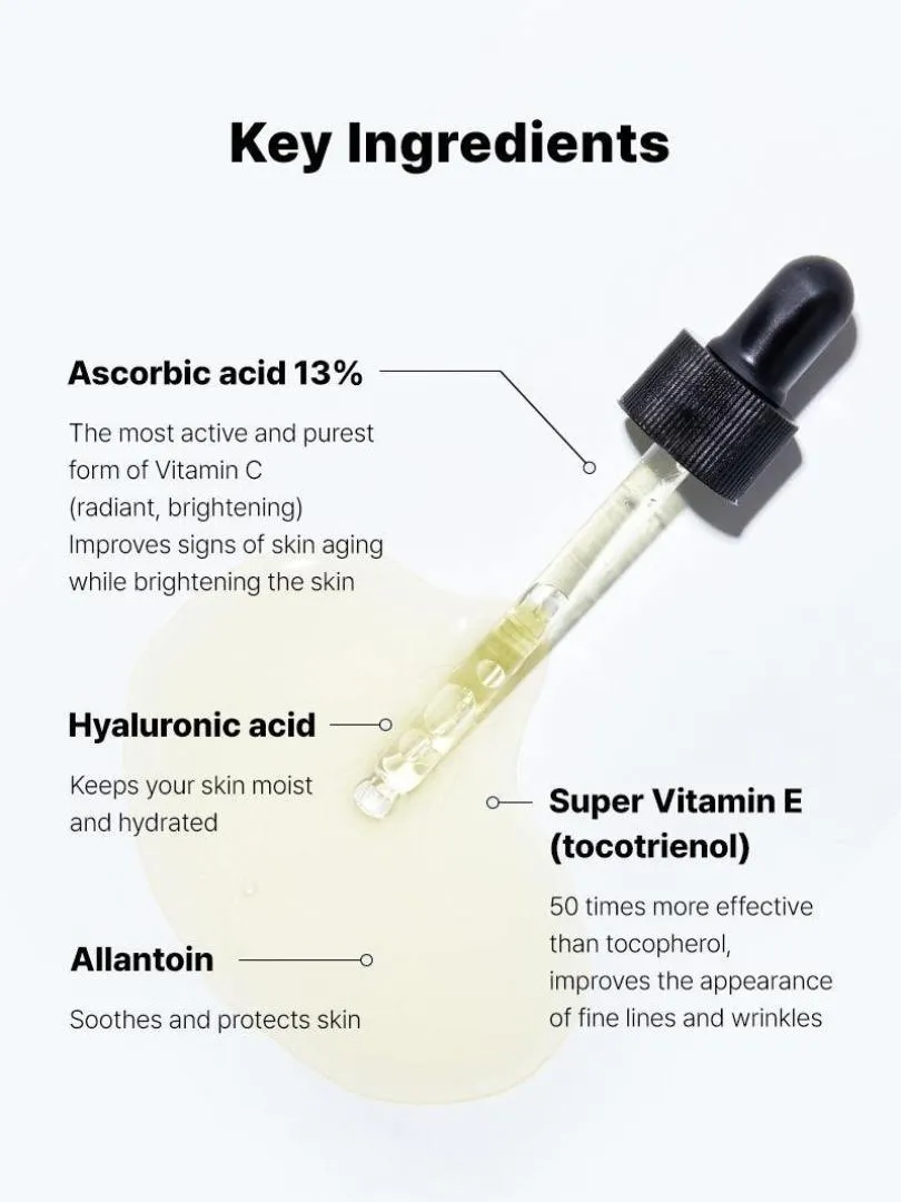 COSRX The Vitamin C 13 Serum 20ml - κορεάτικος ορός με βιταμίνη C για λάμψη - glowfit.gr