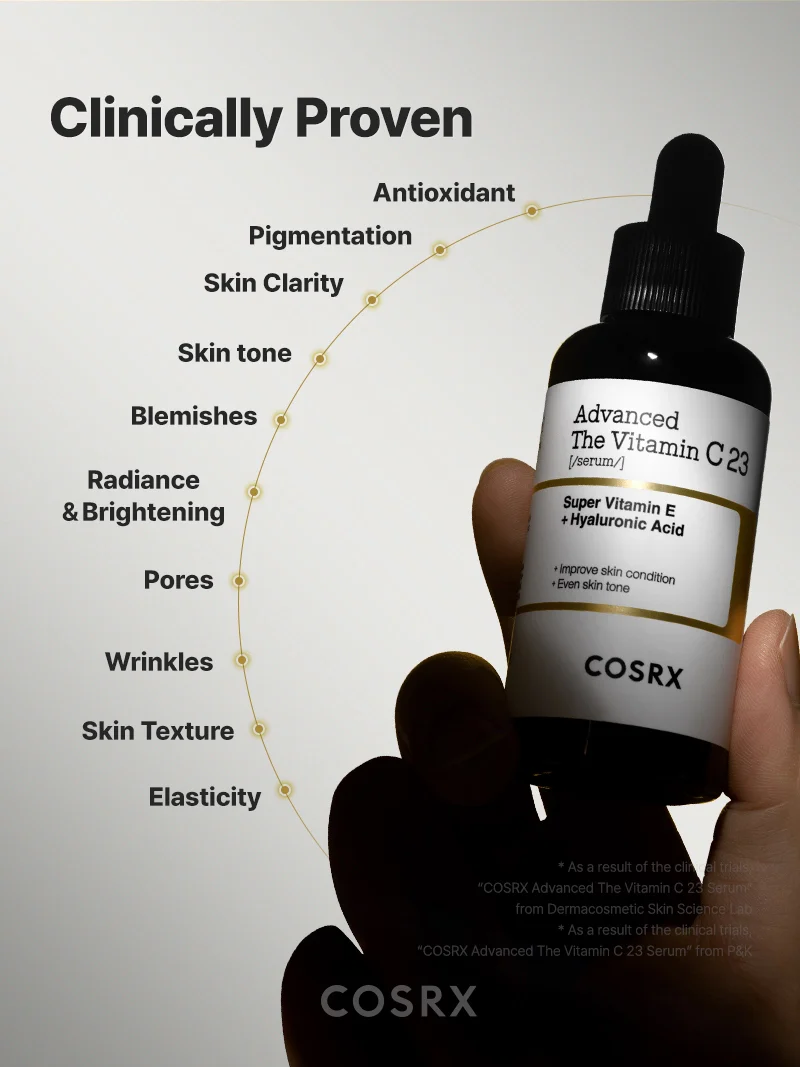 COSRX The Vitamin C 23 Serum 20ml - κορεάτικος ορός με 23% βιταμίνη C για πανάδες - glowfit.gr