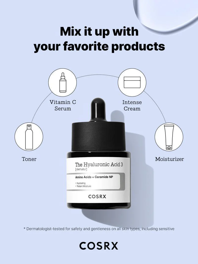The Hyaluronic Acid 3 Serum 20ML - CosrX - glowfit.gr