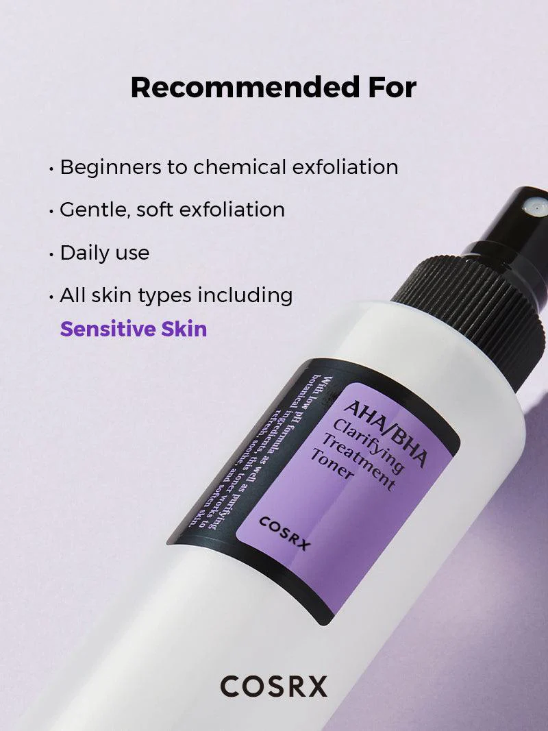 COSRX AHA/BHA Clarifying Treatment Toner 150ml - απολεπιστικό toner με AHA και BHA - glowfit.gr