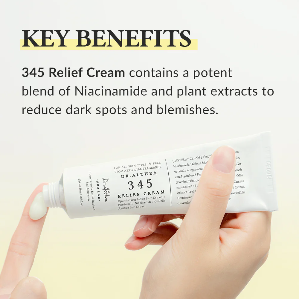 345 Relief Cream 50ml - Dr. Althea - glowfit.gr
