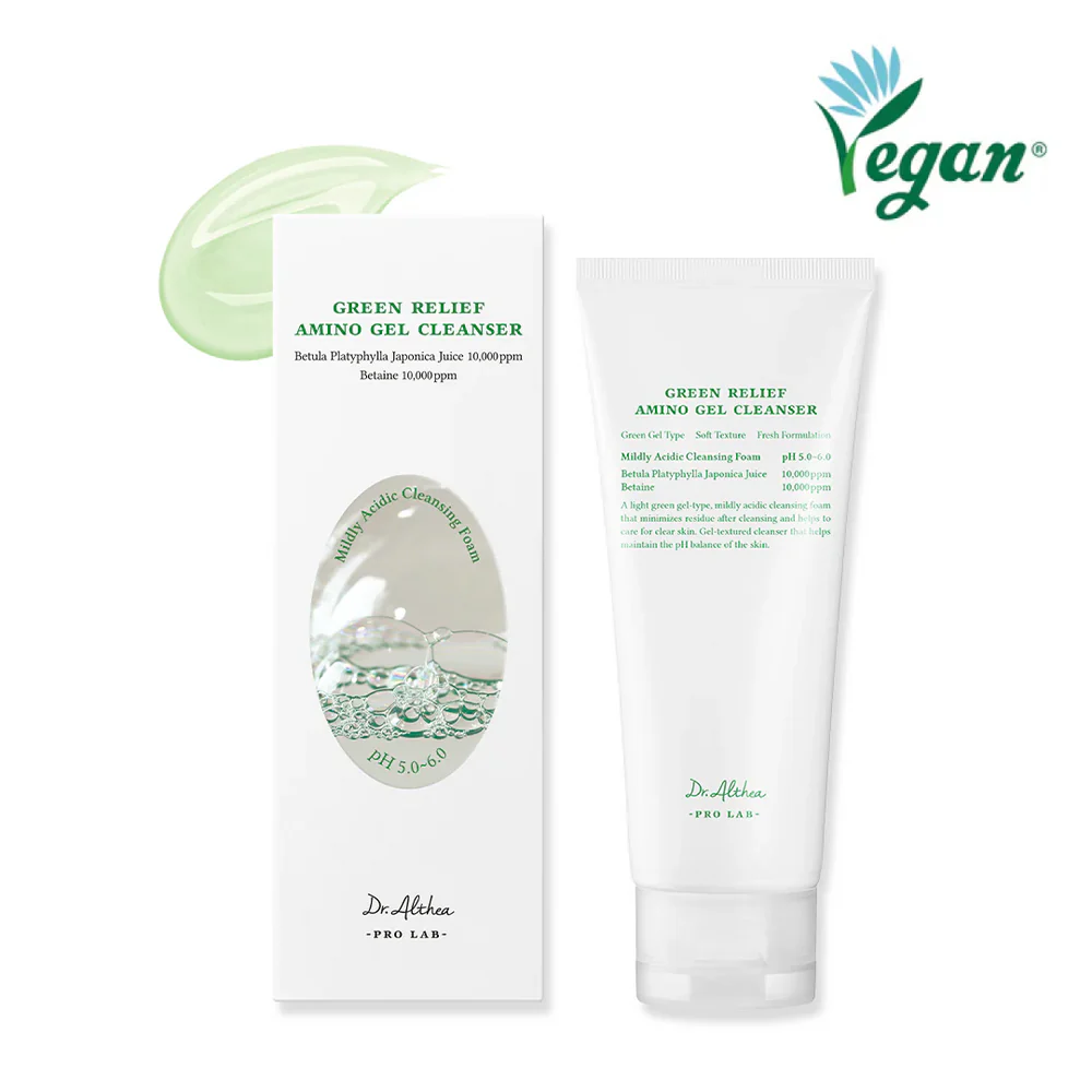 Green Relief Amino Gel Cleanser 100ml - Dr. Althea - glowfit.gr