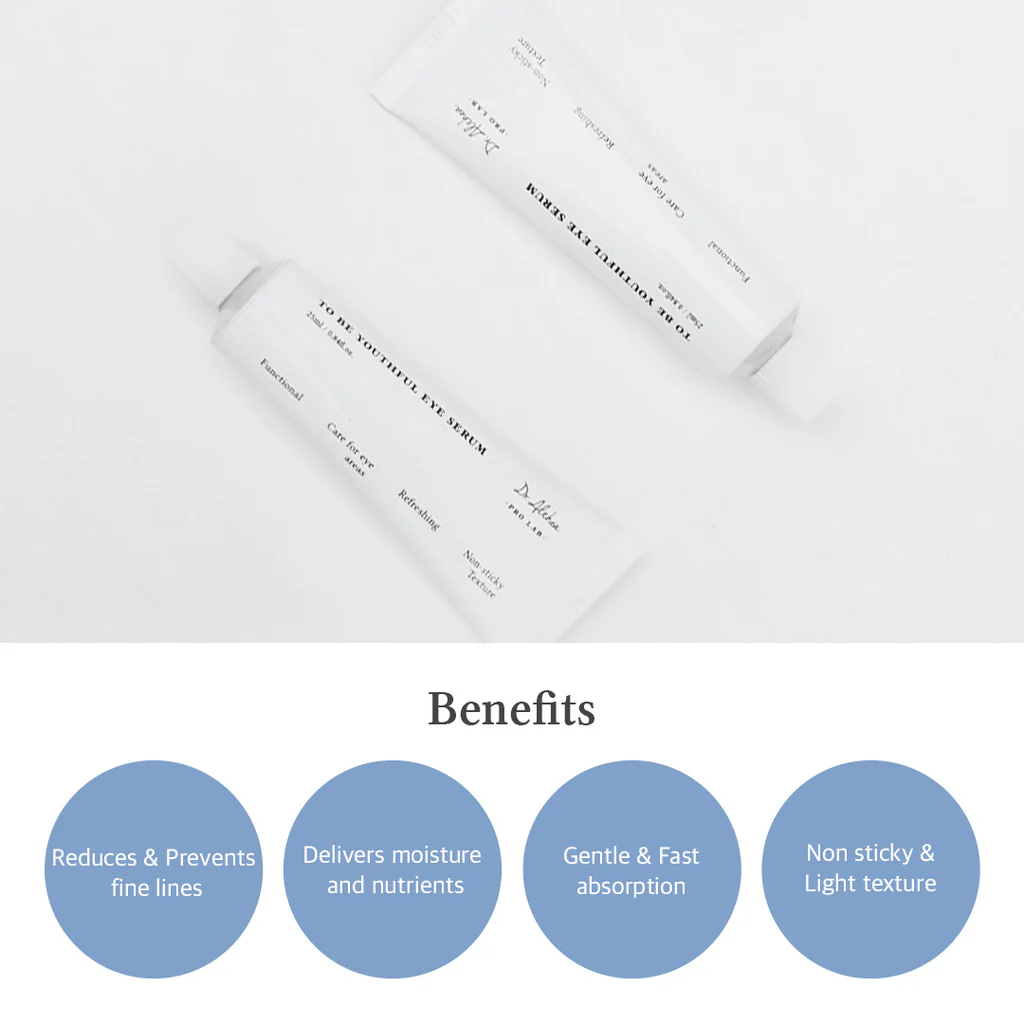 To Be Youthful Eye Serum 25ml – Αντιρυτιδικός Ορός Ματιών με Αδενοσίνη & Τοκοφερόλη - Dr. Althea - glowfit.gr