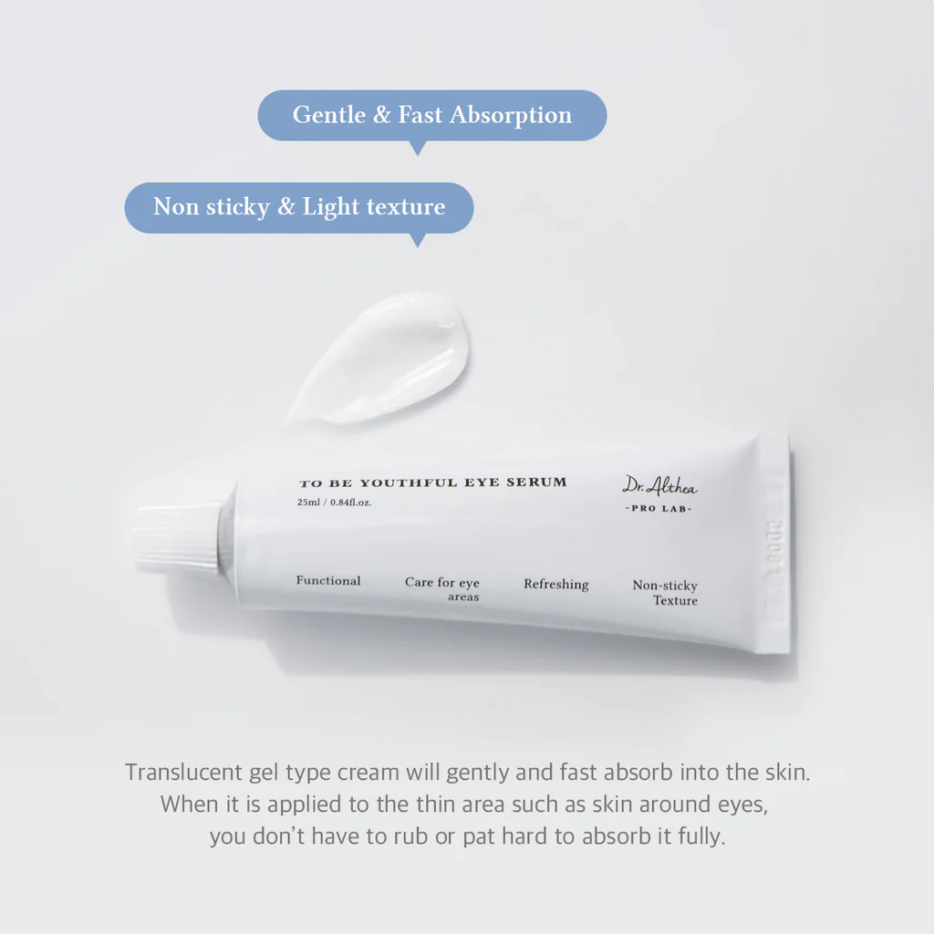 To Be Youthful Eye Serum 25ml – Αντιρυτιδικός Ορός Ματιών με Αδενοσίνη & Τοκοφερόλη - Dr. Althea - glowfit.gr