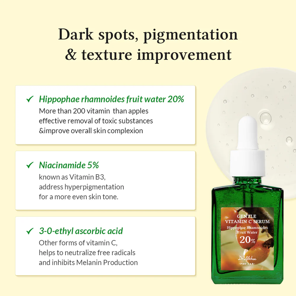 Gentle Vitamin C Serum 30ml - Dr. Althea - glowfit.gr