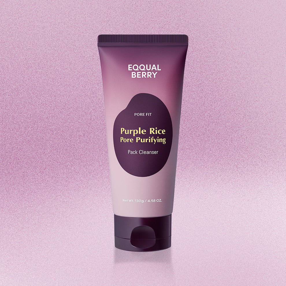 Purple Rice Pore Purifying Pack Cleanser 130gr-Μάσκα αργίλου διπλής χρήσης και αφρώδες καθαριστικό - EQQUALBERY - glowfit.gr