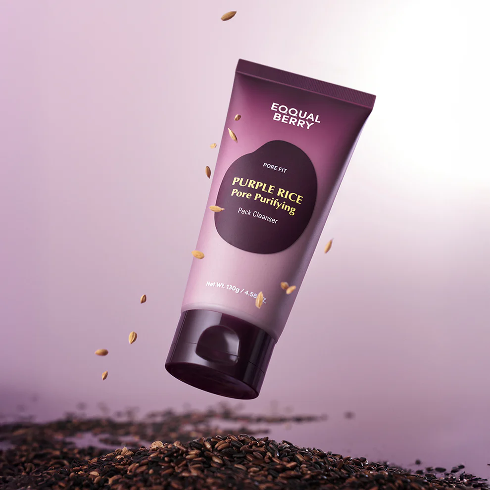 Purple Rice Pore Purifying Pack Cleanser 130gr-Μάσκα αργίλου διπλής χρήσης και αφρώδες καθαριστικό - EQQUALBERY - glowfit.gr