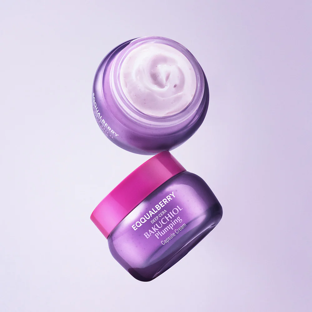 Eqqualberry Deep Cera Bakuchiol Plumping Capsule Cream 50ml - κορεάτικη αντιγηραντική κρέμα με Bakuchiol - glowfit.gr