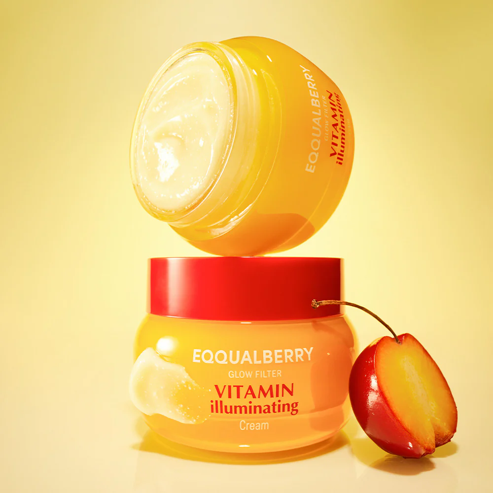 Eqqualberry Vitamin Illuminating Cream 50ml - κορεάτικη κρέμα λάμψης με βιταμίνες - glowfit.gr