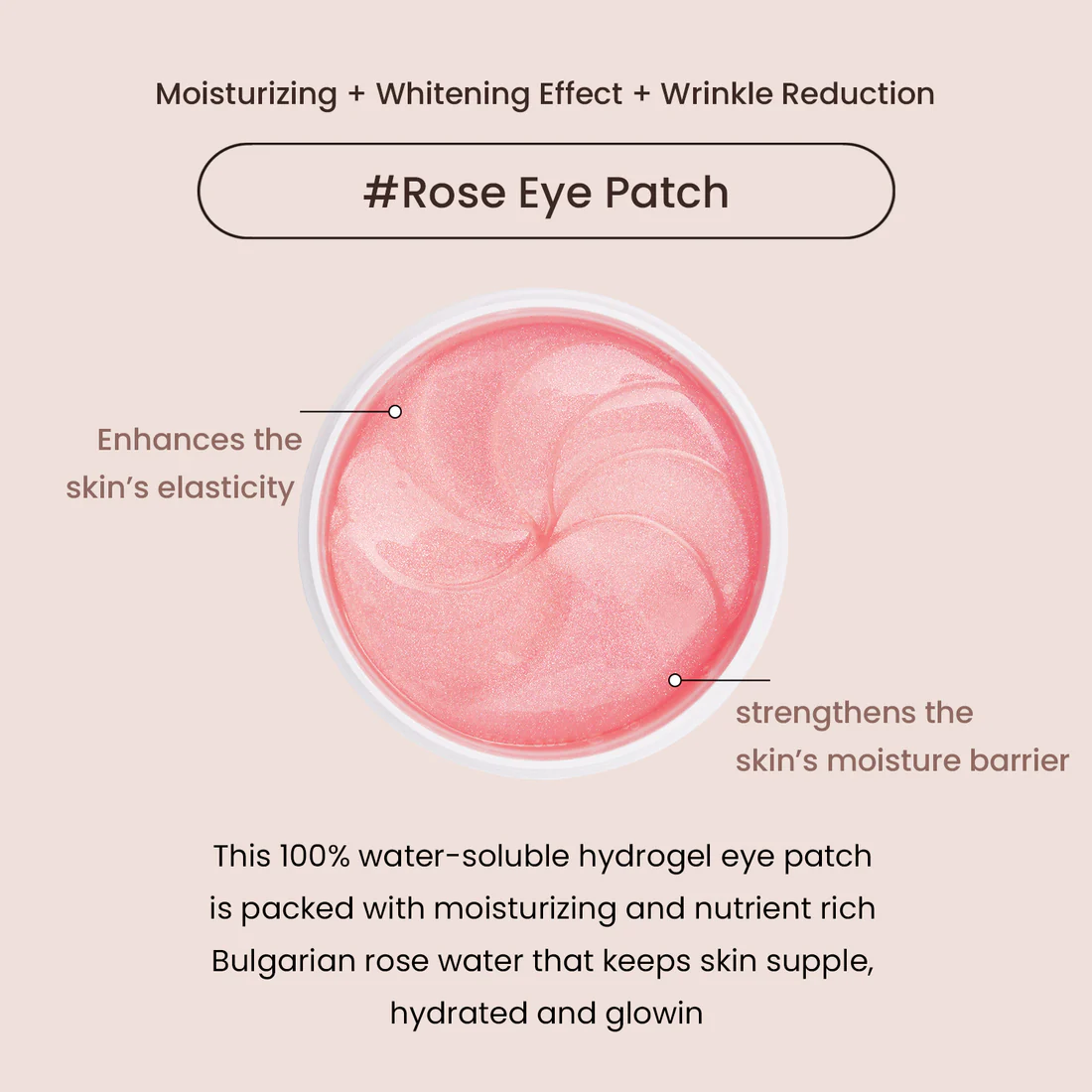 Heimish Bulgarian Rose Hydrogel Eye Patch 60pcs - Heimish - glowfit.gr