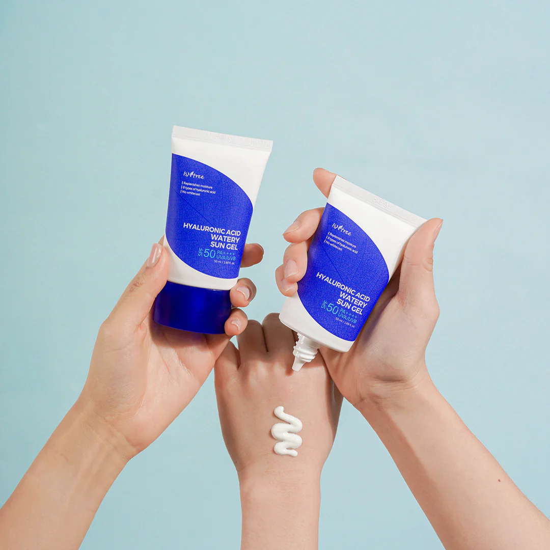 Hyaluronic Acid Watery Sun Gel spf 50+/PA++++ - Isntree - glowfit.gr