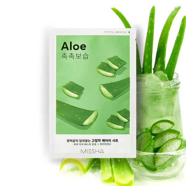 Airy Fit Aloe Mask 19gr - MISSHA - glowfit.gr