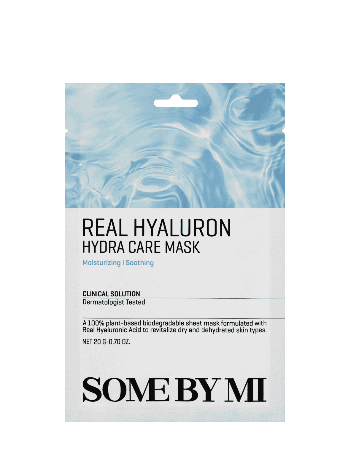 SOME BY MI Real Hyaluron Hydra Care Mask 20g - μάσκα με Υαλουρονικό Οξύ - glowfit.gr