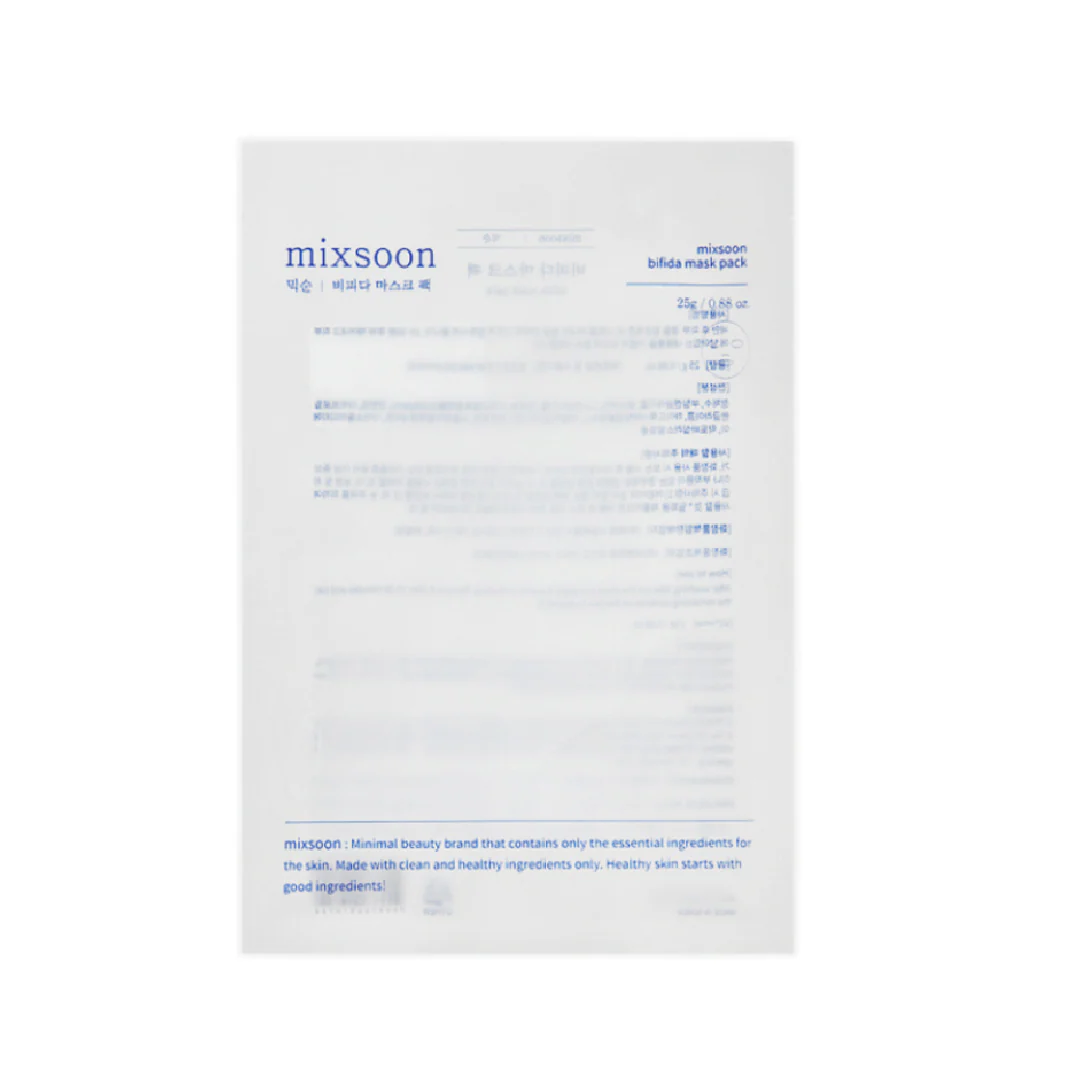 Bifida Mask  – Μάσκα εντατικής ενυδάτωσης & επανόρθωσης με Bifida Ferment - Mixsoon - glowfit.gr