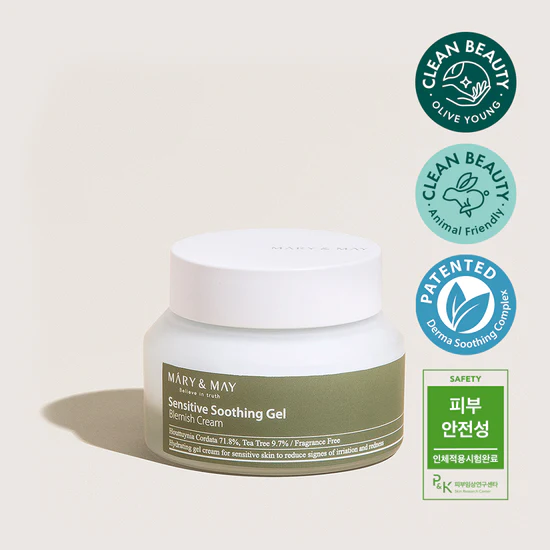 Sensitive Soothing Gel Blemish Cream 70g - Mary & May - glowfit.gr