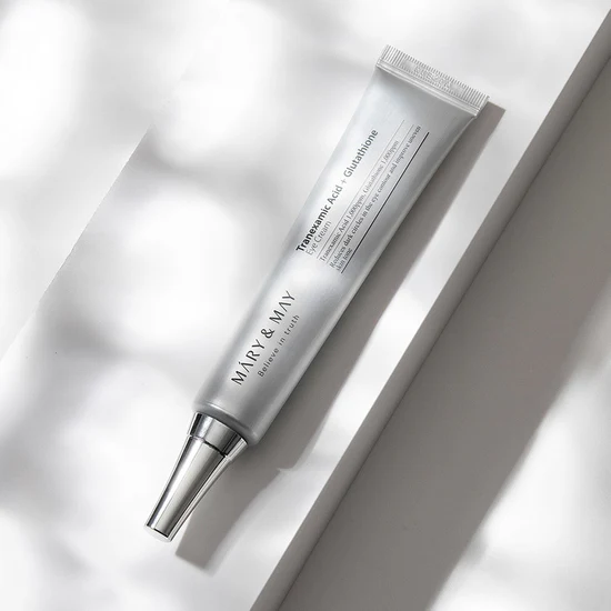 Mary & May Tranexamic Acid + Glutathione Eye Cream 30ml - κρέμα ματιών για μαύρους κύκλους - glowfit.gr