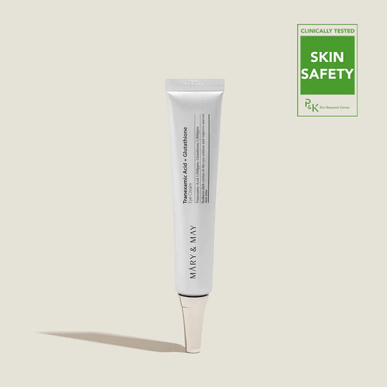 Mary & May Tranexamic Acid + Glutathione Eye Cream 30ml - κρέμα ματιών για μαύρους κύκλους - glowfit.gr