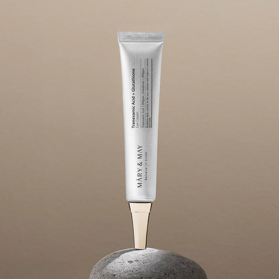Mary & May Tranexamic Acid + Glutathione Eye Cream 30ml - κρέμα ματιών για μαύρους κύκλους - glowfit.gr