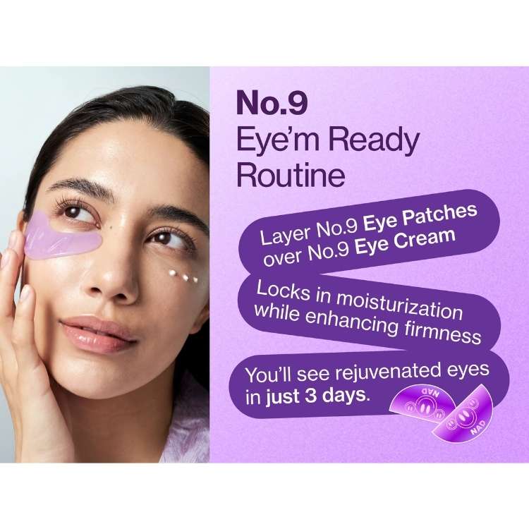 numbuzin No.9 NAD+ Collagen Under Eye Patches - αντιγηραντικά eye patches - glowfit.gr