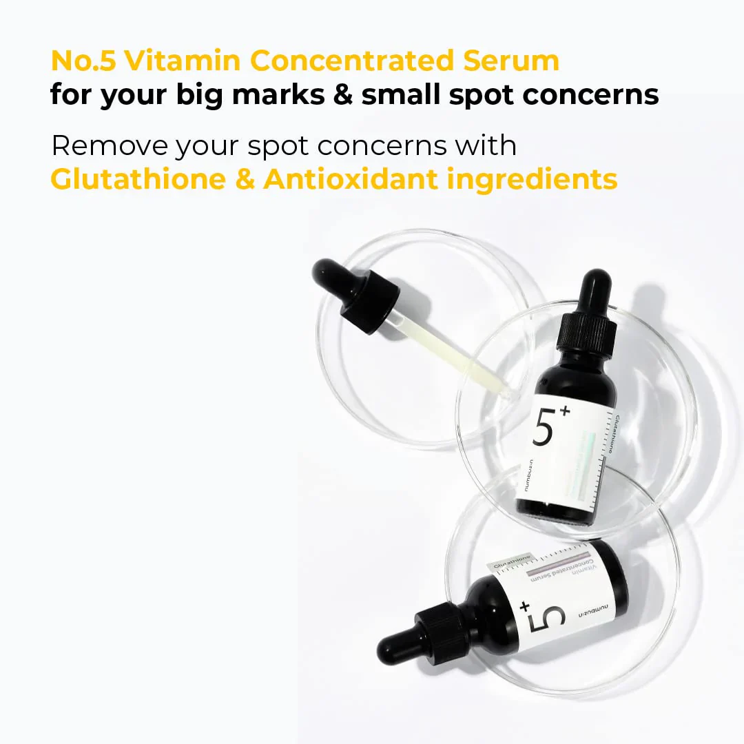 Numbuzin No.5 Vitamin Concentrated Serum 30ml – Ορός για Δυσχρωμίες & Λάμψη -  - glowfit.gr