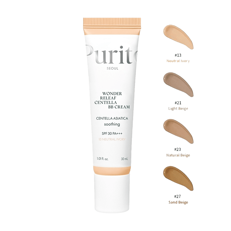 Purito Wonder Releaf Centella BB Cream SPF30 PA+++ #15 Rose Ivory BB Αντηλιακή με Φυσική Κάλυψη 30ml - Purito - glowfit.gr