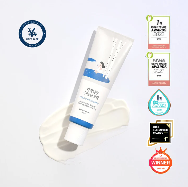 Birch Juice Moisturizing Sun Cream SPF50 50 ml - ROUND LAB - glowfit.gr