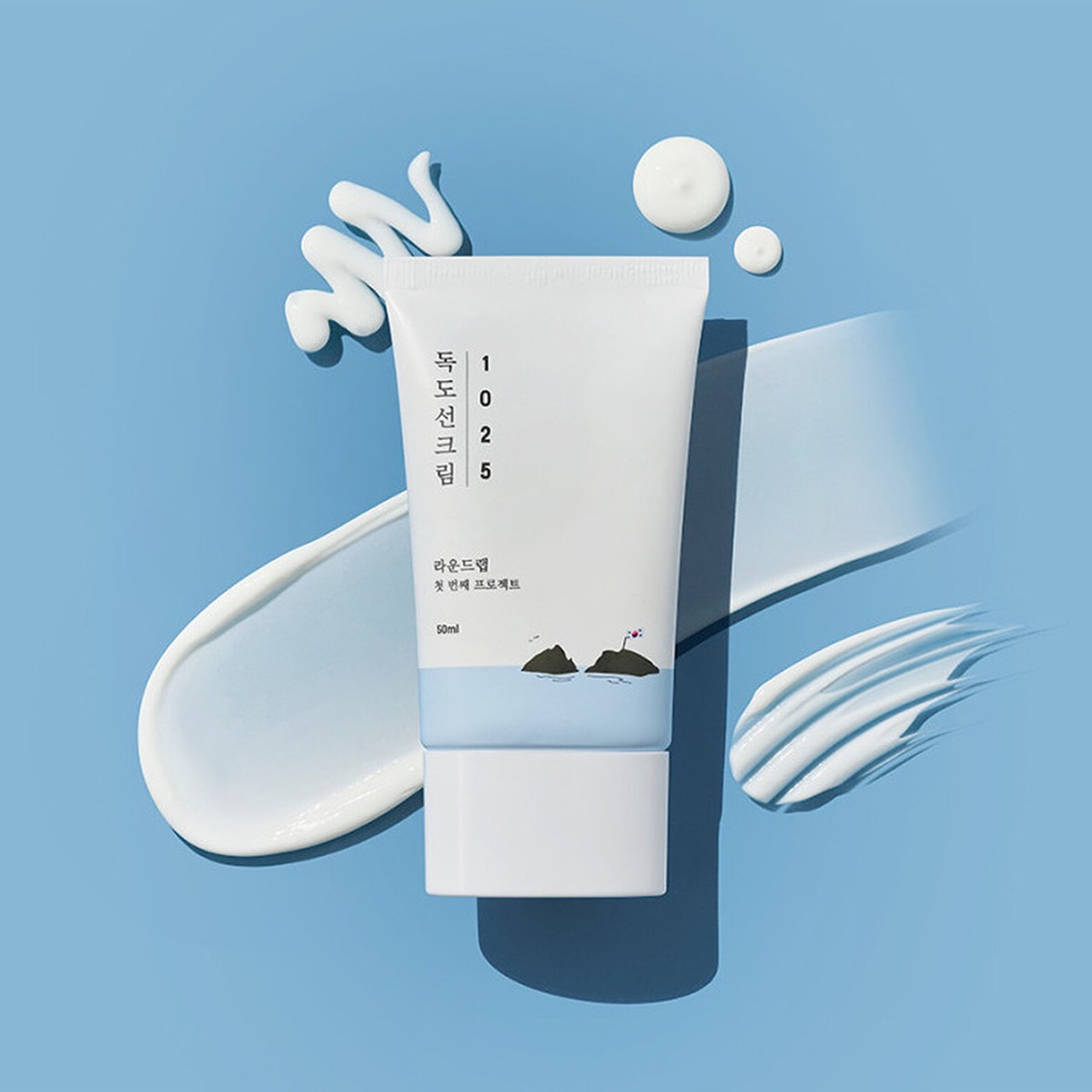 Round Lab 1025 Dokdo Sunscreen SPF50 50ml – Ενυδατικό Αντηλιακό Χωρίς White Cast -  - glowfit.gr