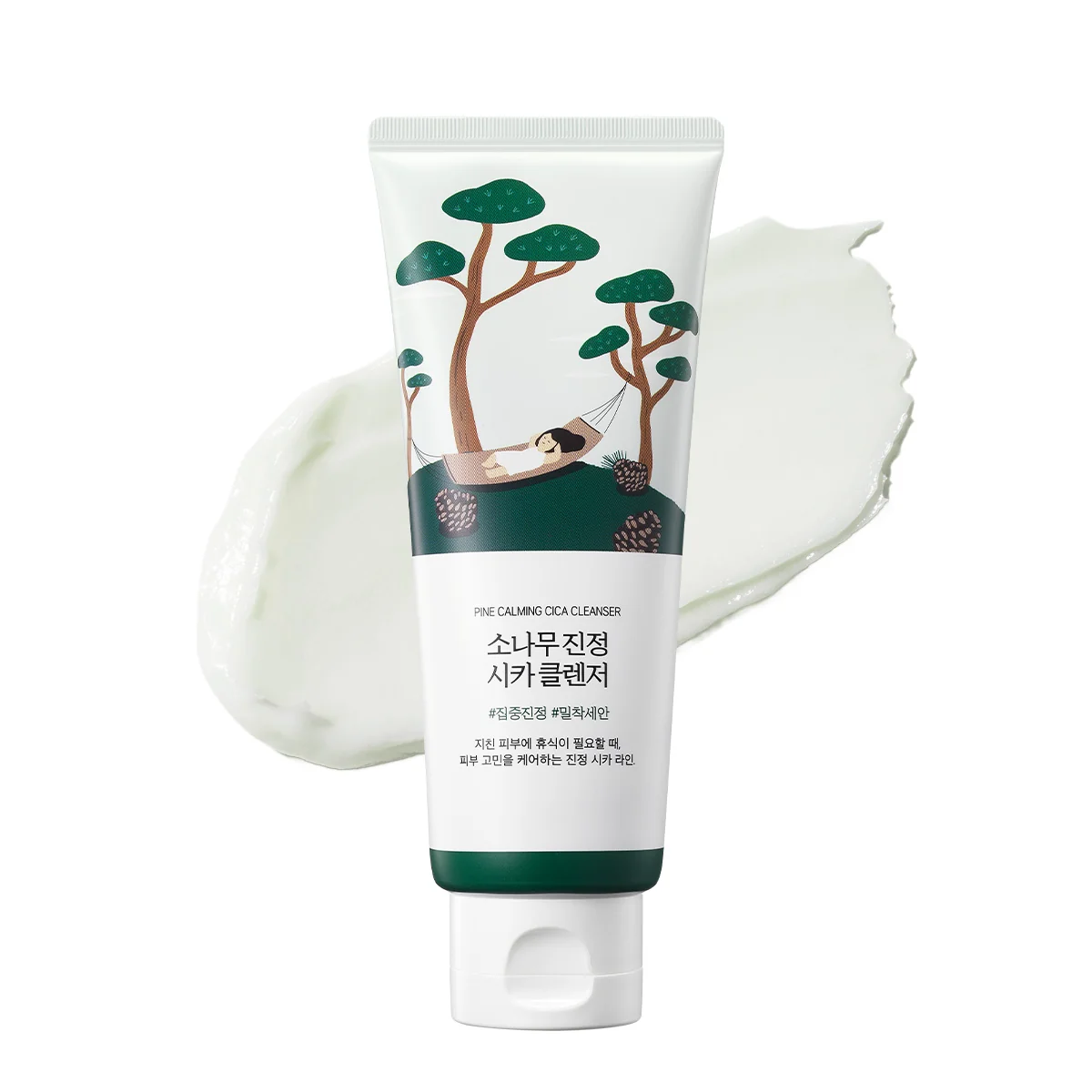 Round Lab Pine Calming Cica Cleanser 150ml - Καθαριστικό προσώπου για λιπαρότητα - glowfit.gr