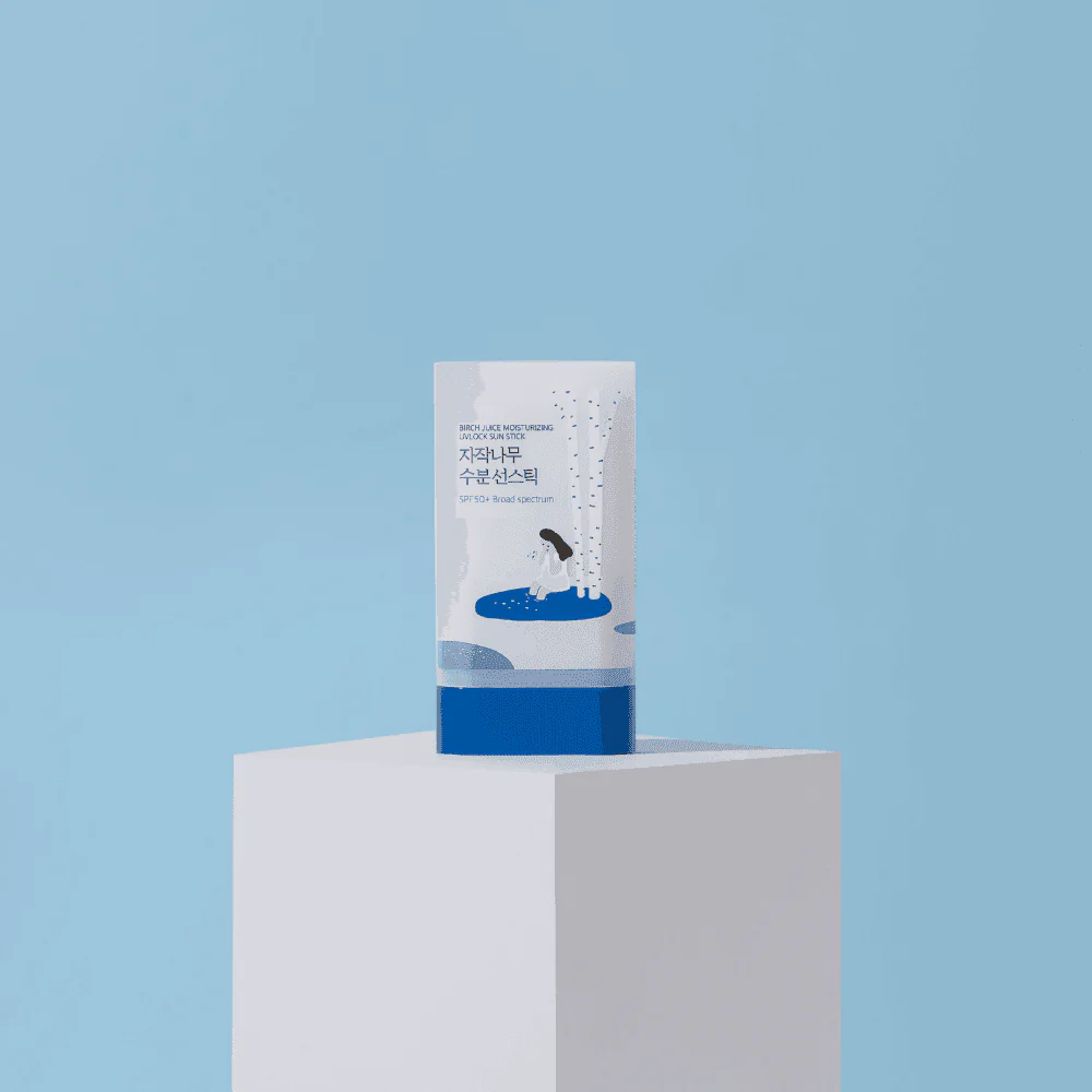 Round Lab Birch Juice Moisturizing Sun Stick 19g - κορεάτικο αντηλιακό stick SPF50+ - glowfit.gr