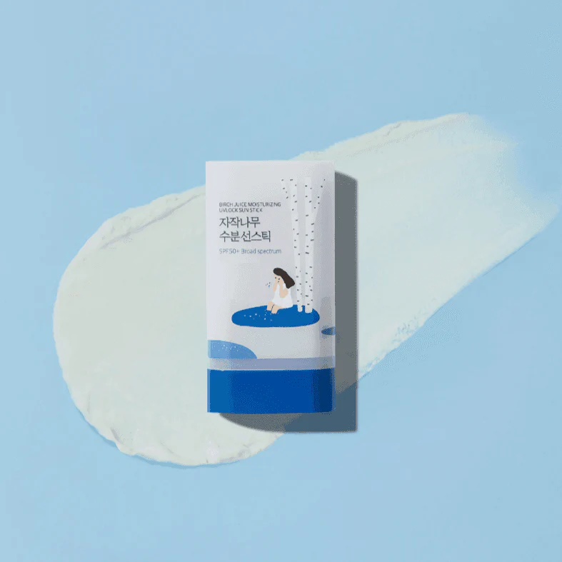 Round Lab Birch Juice Moisturizing Sun Stick 19g - κορεάτικο αντηλιακό stick SPF50+ - glowfit.gr