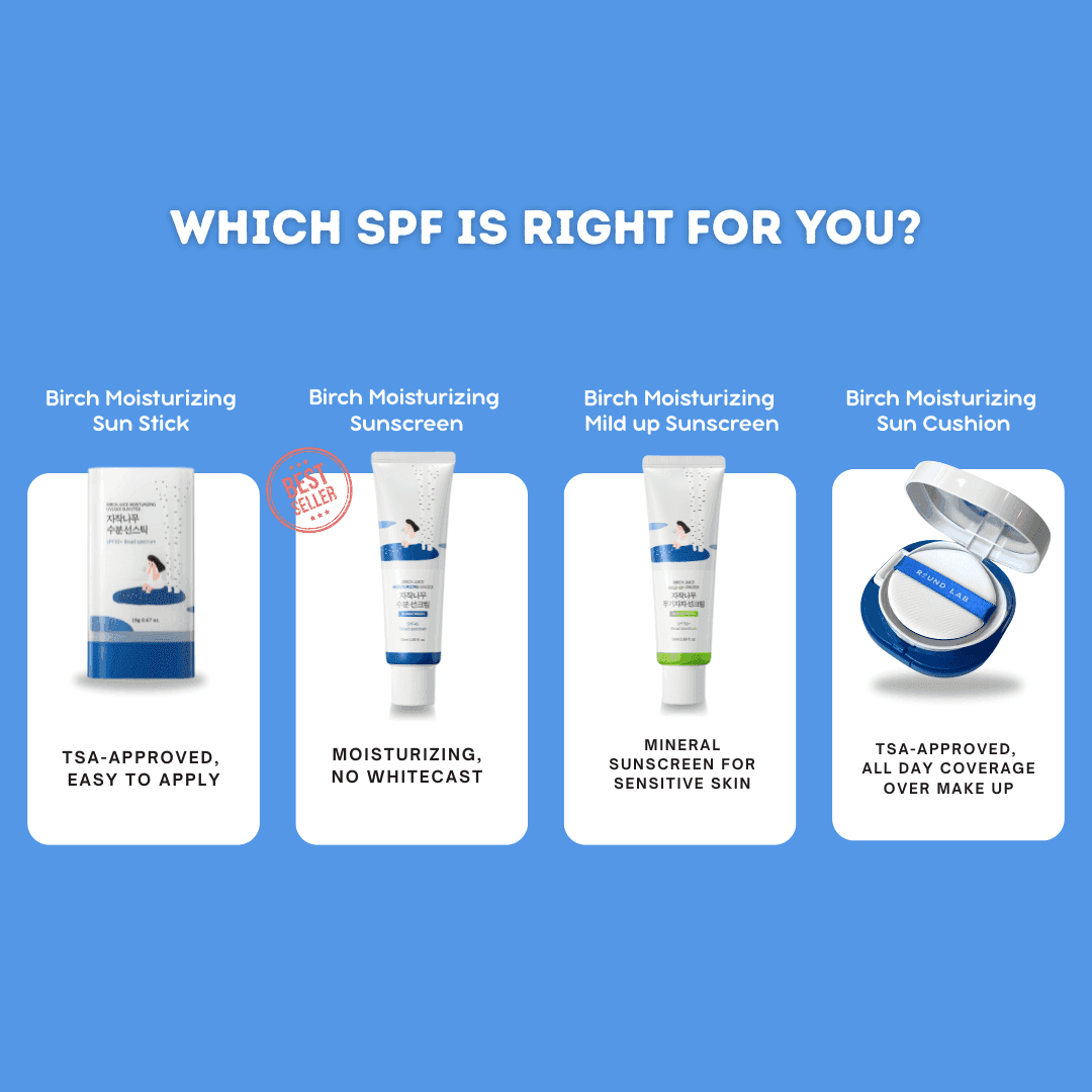 Round Lab Birch Juice Moisturizing Sun Stick 19g - κορεάτικο αντηλιακό stick SPF50+ - glowfit.gr