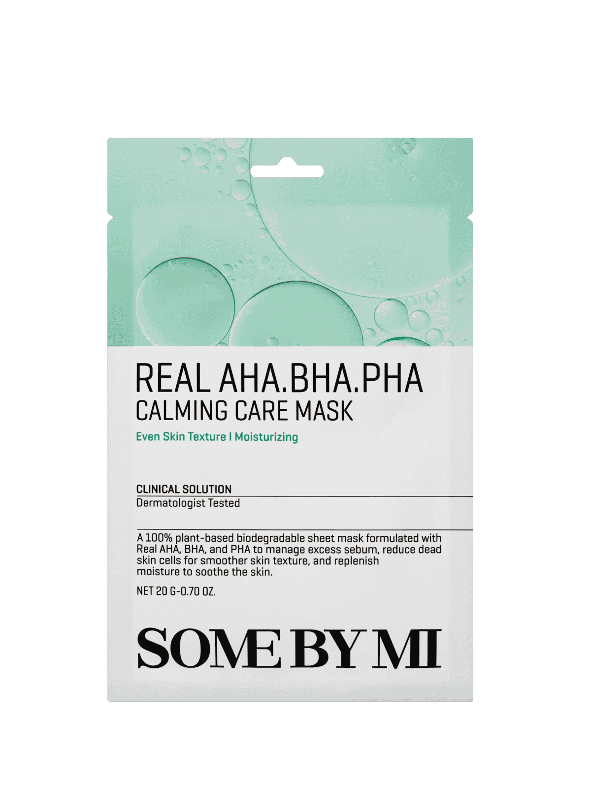 Real AHA BHA PHA Calming Care Mask 20g - Some By Mi - glowfit.gr