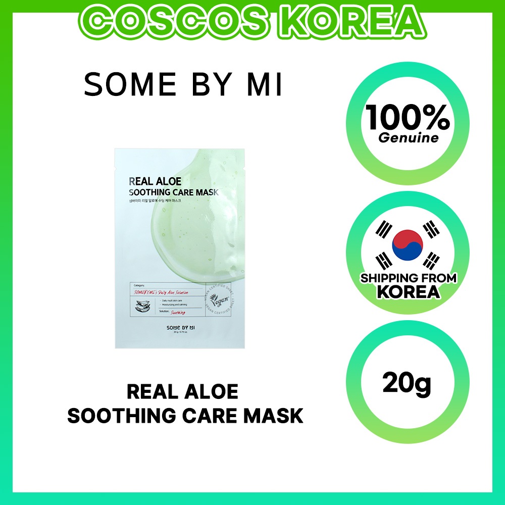 Real Aloe Soothing Care Mask Soothing Sheet Mask 20g - Some By Mi - glowfit.gr