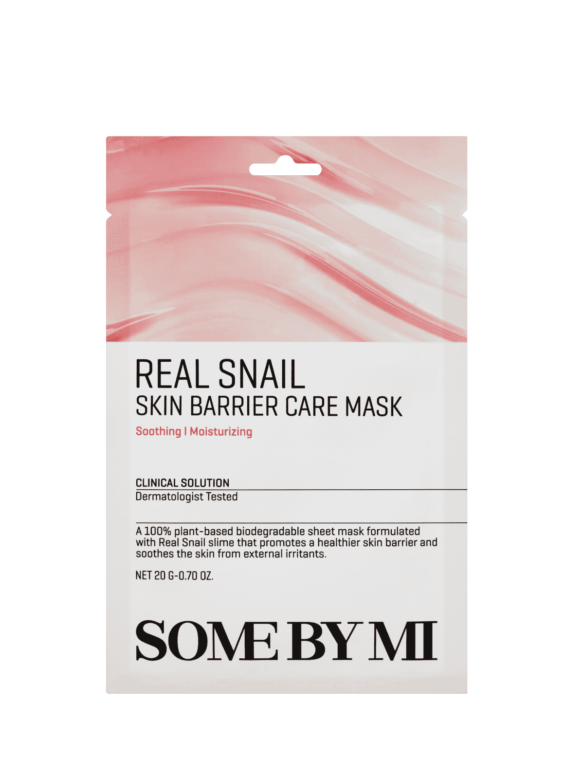 Real Snail Skin Barrier Care Mask – Μάσκα Ανάπλασης & Ενυδάτωσης με Snail Mucin 20g - Some By Mi - glowfit.gr